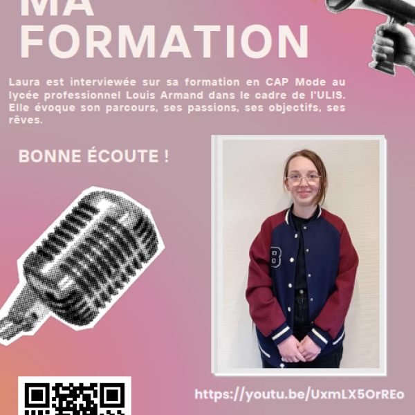 Podcast ma formation : parcours en Mode et inclusion scolaire
