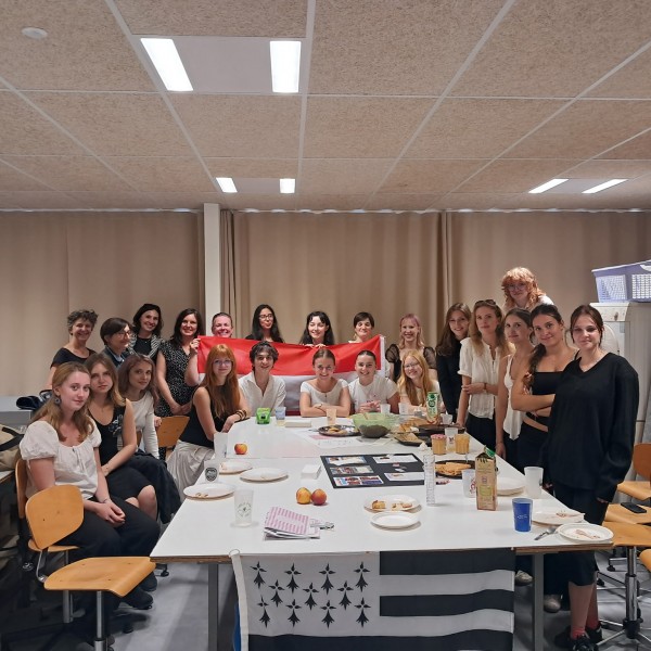Pâtisseries fançaises et bretonnes pour régaler nos correspondants autrichiens !