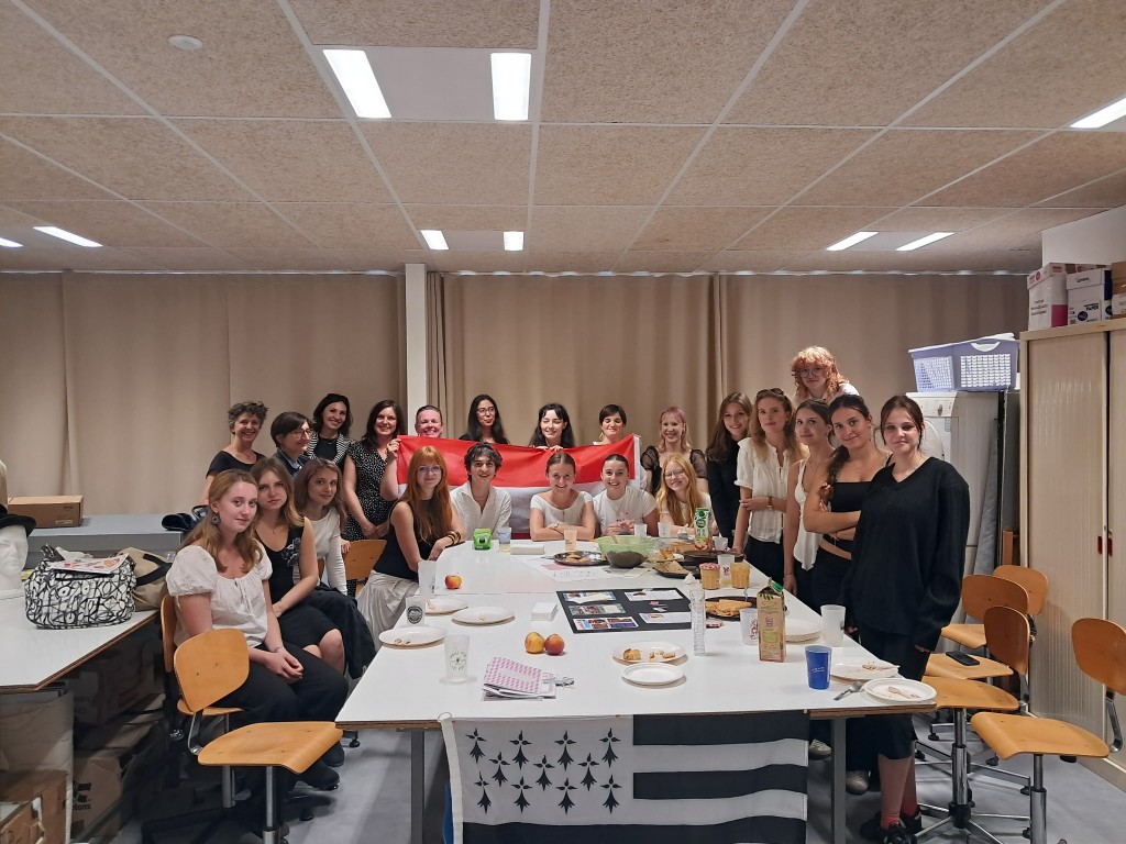 Pâtisseries fançaises et bretonnes pour régaler nos correspondants autrichiens !